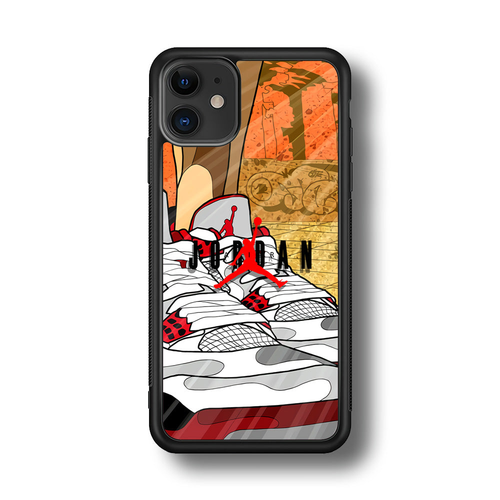 Air Jordan The Cartoon Shoes iPhone 11 Case-Xtracase