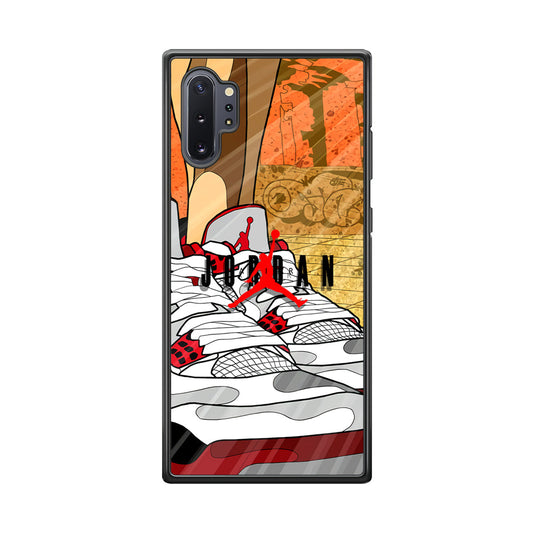 Air Jordan The Cartoon Shoes Samsung Galaxy Note 10 Plus Case-Xtracase