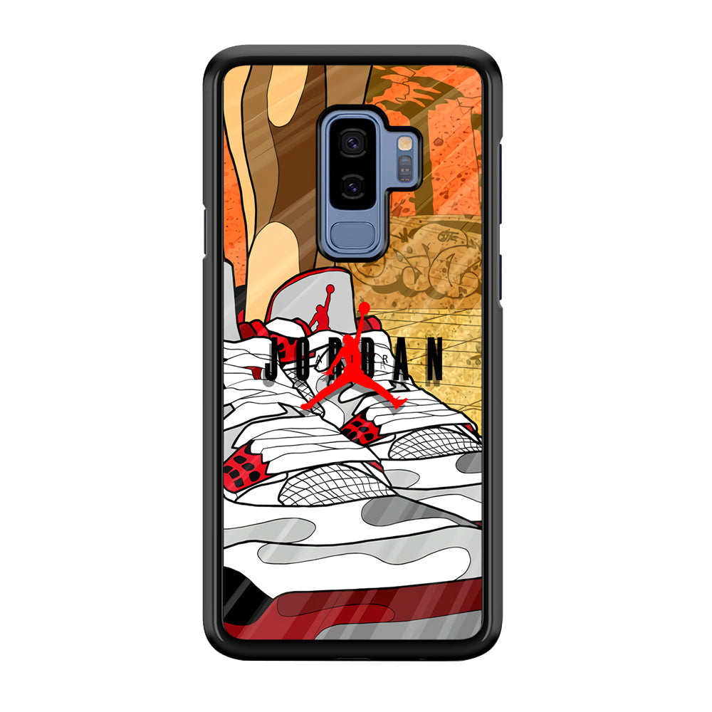 Air Jordan The Cartoon Shoes Samsung Galaxy S9 Plus Case-Xtracase