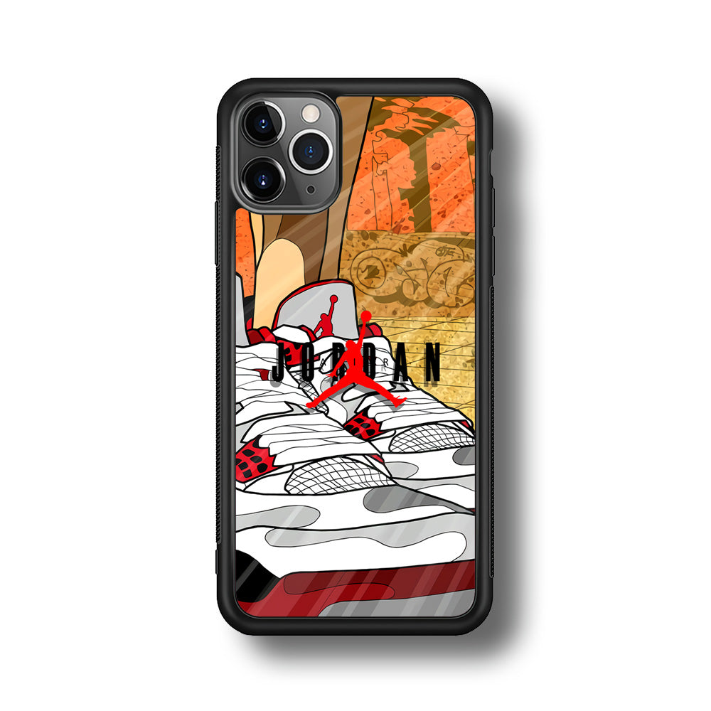 Air Jordan The Cartoon Shoes iPhone 11 Pro Max Case-Xtracase