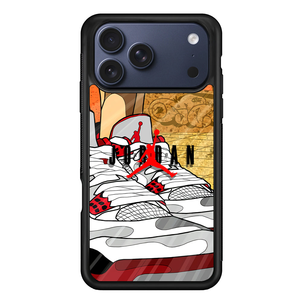 Air Jordan The Cartoon Shoes iPhone 17 Pro Case - Xtracase