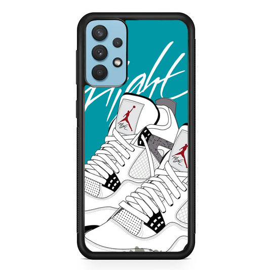 Air Jordan The White Shoes Samsung Galaxy A32 Case-Xtracase