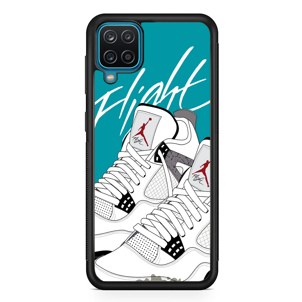 Air Jordan The White Shoes Samsung Galaxy A12 Case-Xtracase