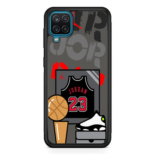 Air Jordan Trophy and Glory Samsung Galaxy A12 Case-Xtracase