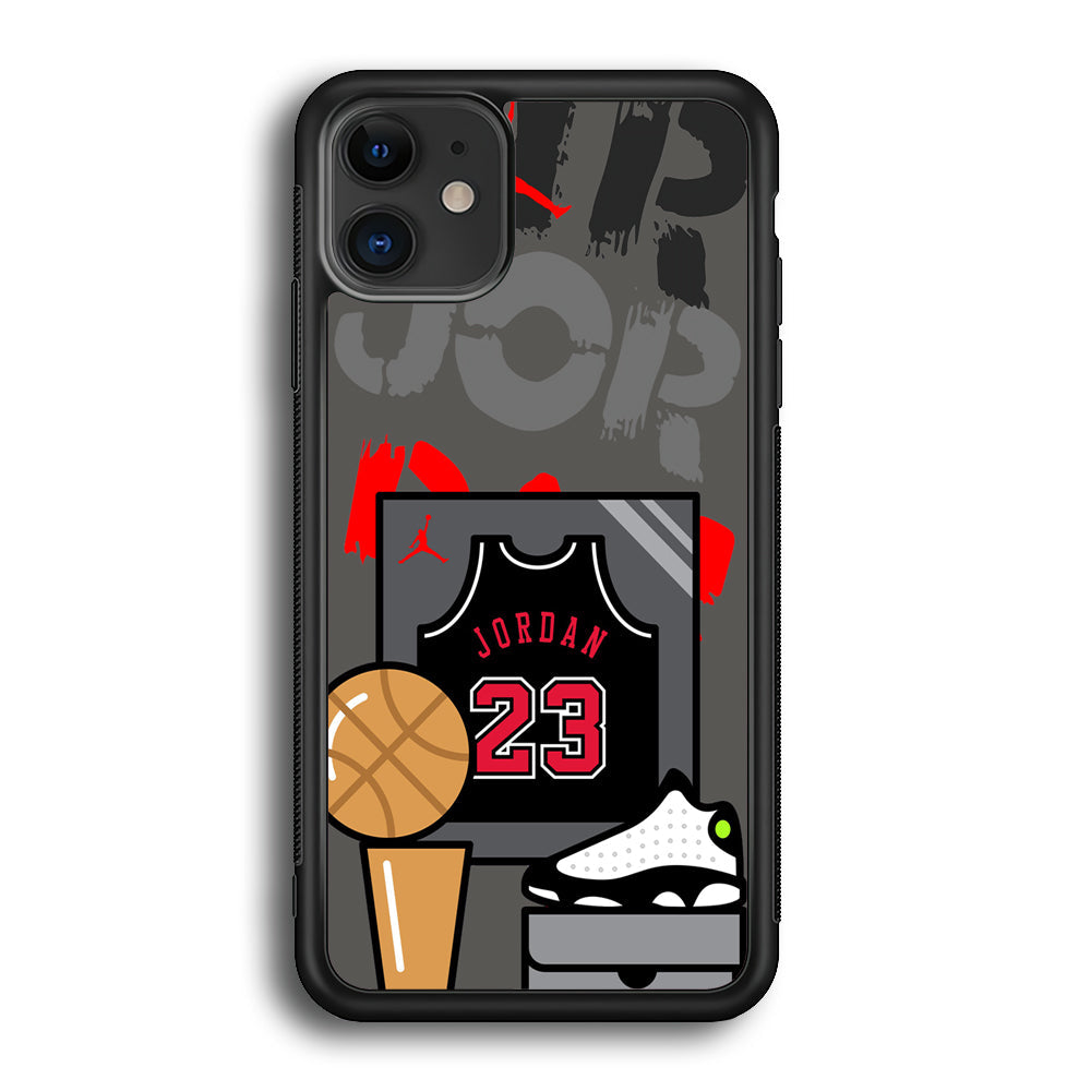 Air Jordan Trophy and Glory iPhone 12 Case-Xtracase