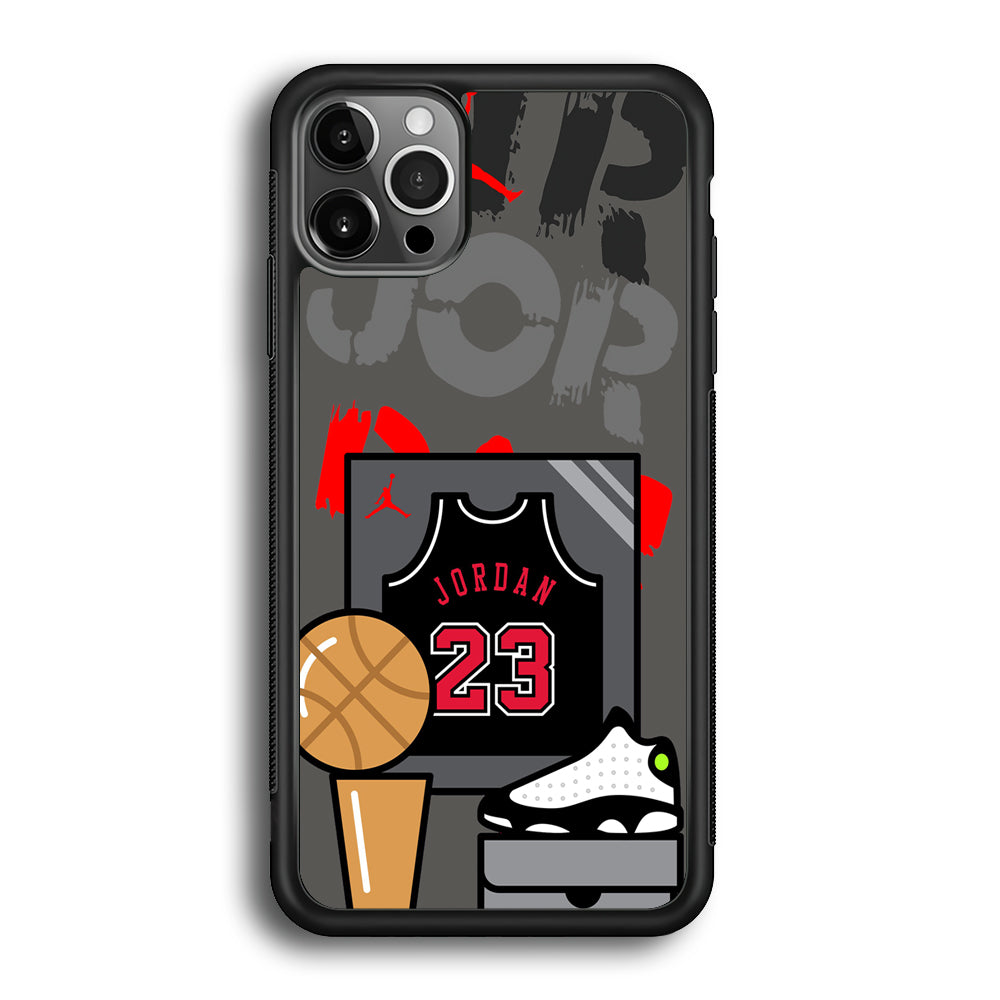 Air Jordan Trophy and Glory iPhone 12 Pro Case-Xtracase