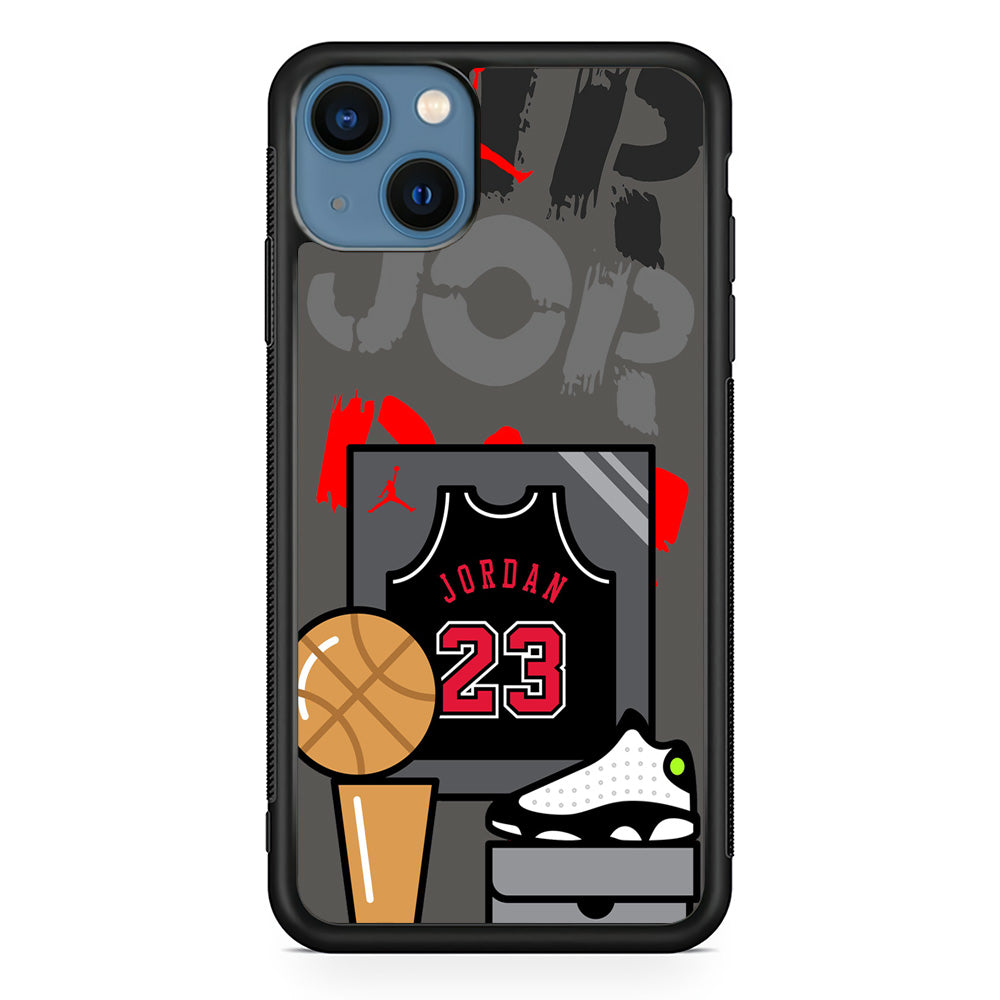 Air Jordan Trophy and Glory iPhone 14 Plus Case-Xtracase