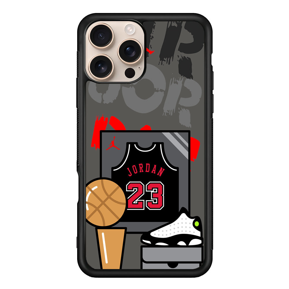 Air Jordan Trophy and Glory iPhone 16 Pro Max Case - Xtracase