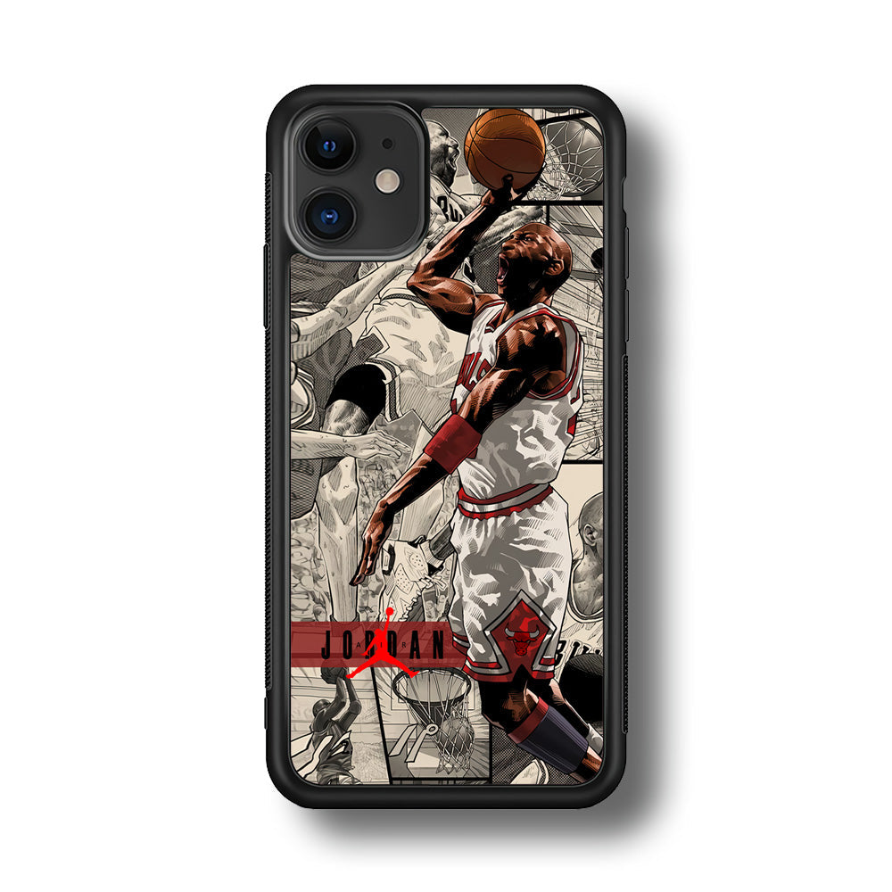 Air Jordan Unusual Jumping Man iPhone 11 Case-Xtracase