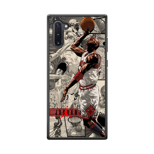 Air Jordan Unusual Jumping Man Samsung Galaxy Note 10 Case-Xtracase