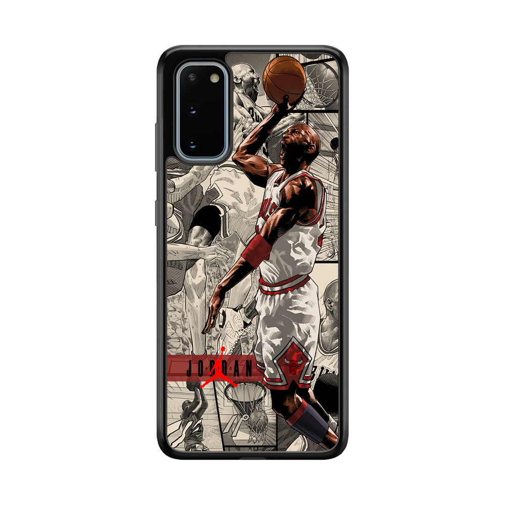 Air Jordan Unusual Jumping Man Samsung Galaxy S20 Case-Xtracase