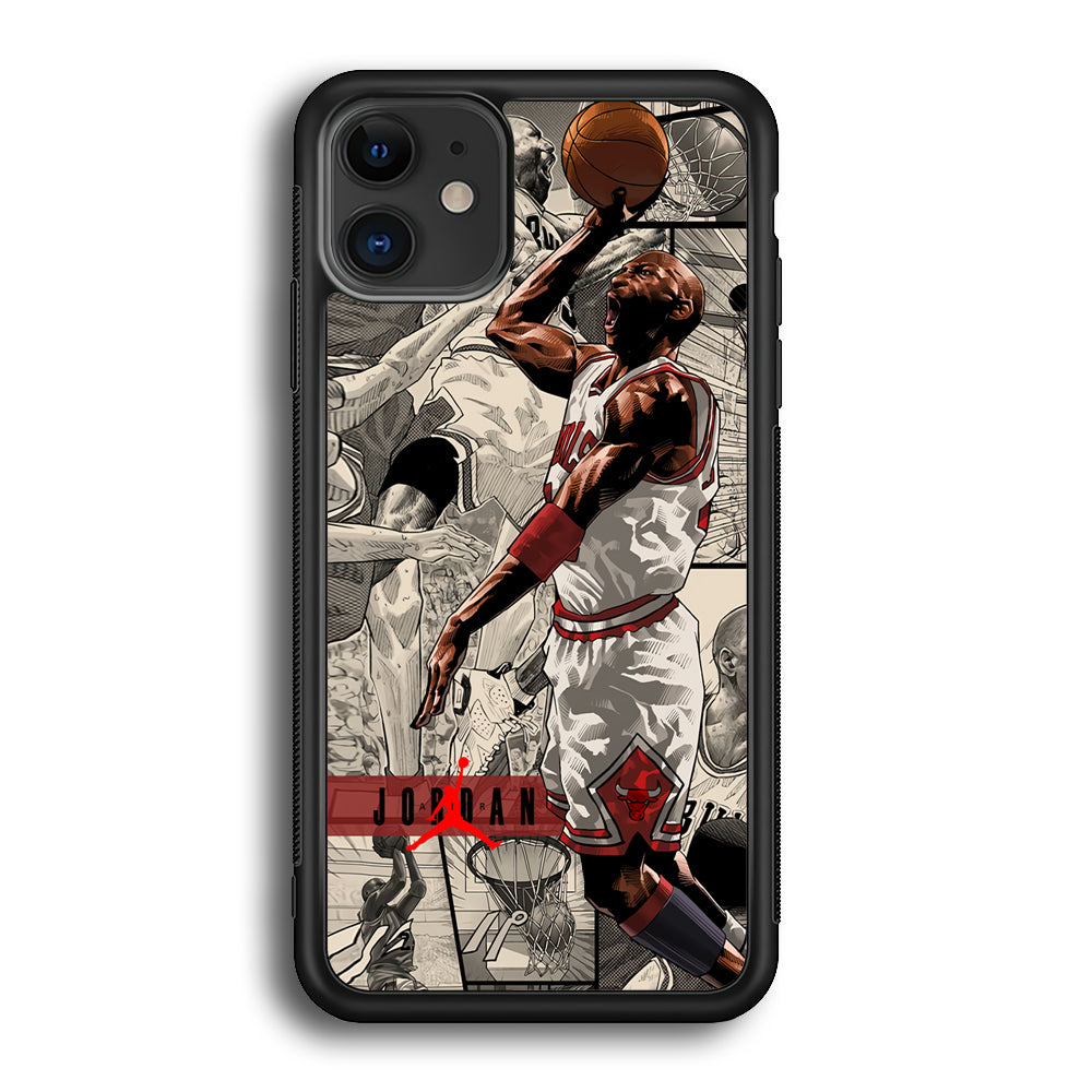 Air Jordan Unusual Jumping Man iPhone 12 Case-Xtracase