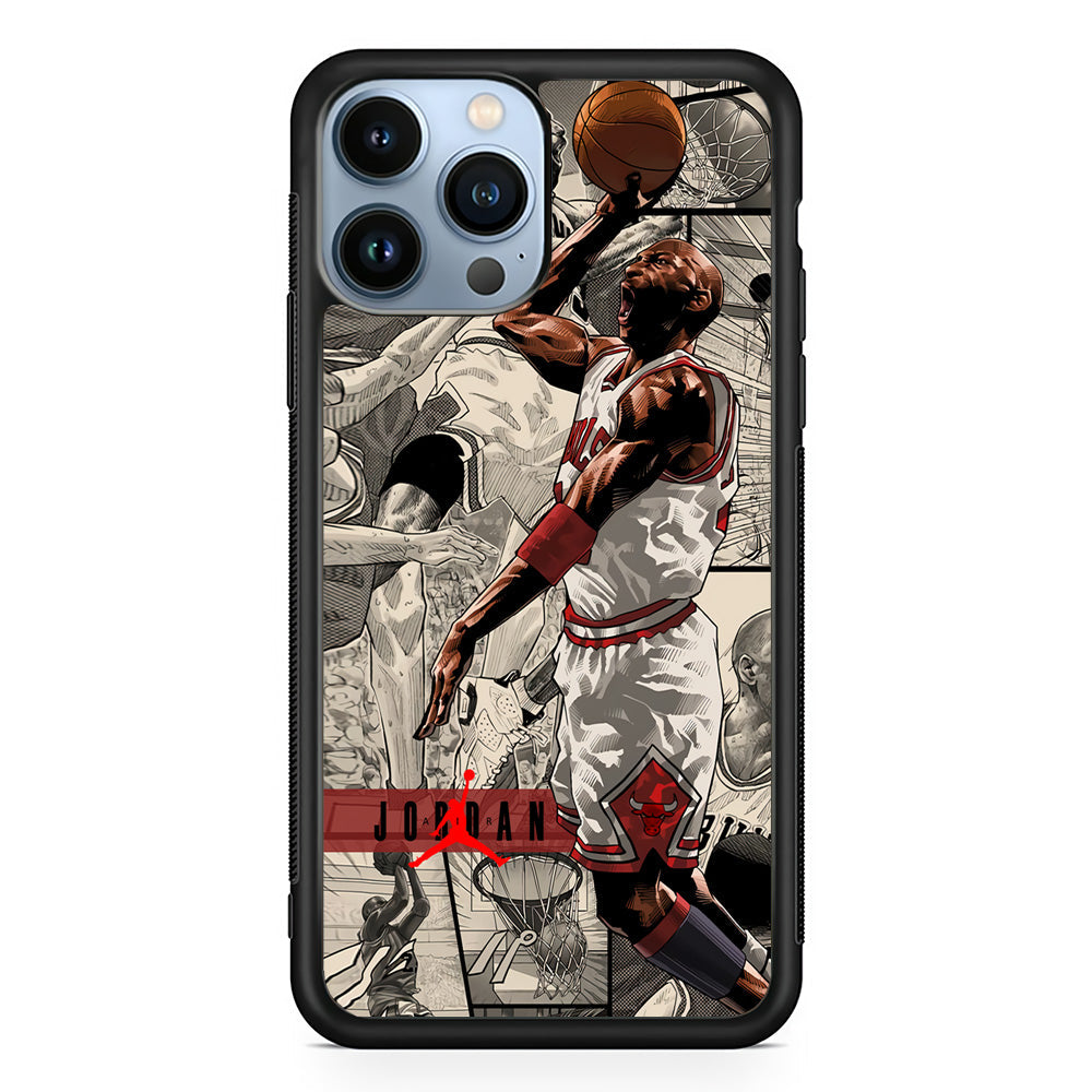 Air Jordan Unusual Jumping Man iPhone 14 Pro Case-Xtracase