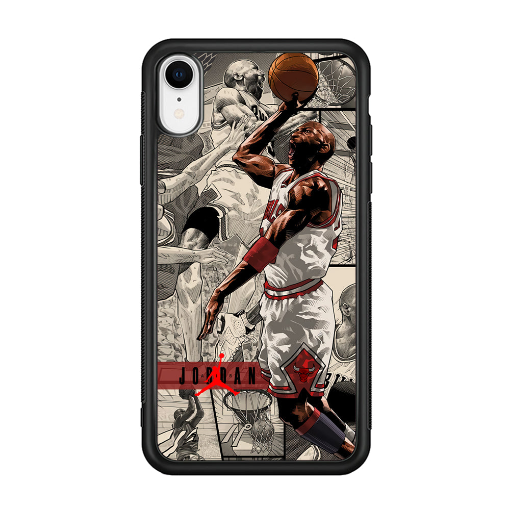 Air Jordan Unusual Jumping Man iPhone XR Case-Xtracase