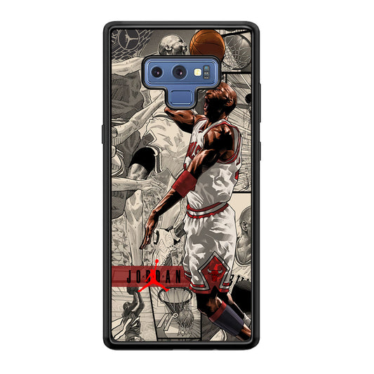 Air Jordan Unusual Jumping Man Samsung Galaxy Note 9 Case-Xtracase