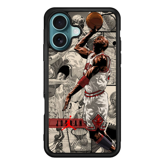 Air Jordan Unusual Jumping Man iPhone 16 Case - Xtracase