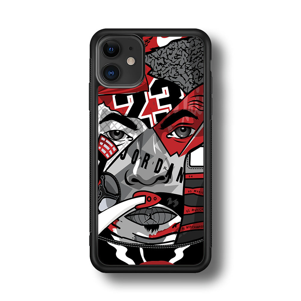 Air Jordan Warrior's Eyes iPhone 11 Case-Xtracase
