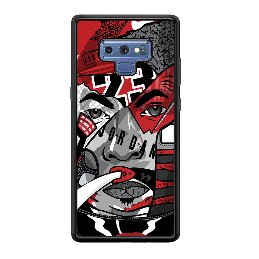 Air Jordan Warrior's Eyes Samsung Galaxy Note 9 Case-Xtracase
