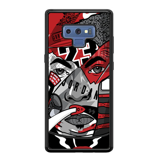 Air Jordan Warrior's Eyes Samsung Galaxy Note 9 Case-Xtracase