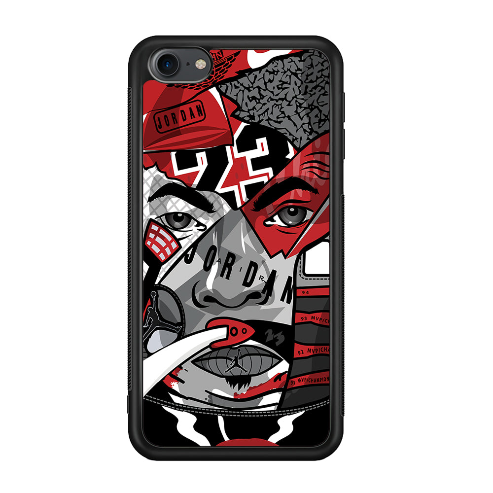 Air Jordan Warrior's Eyes iPod Touch 6 Case-Xtracase