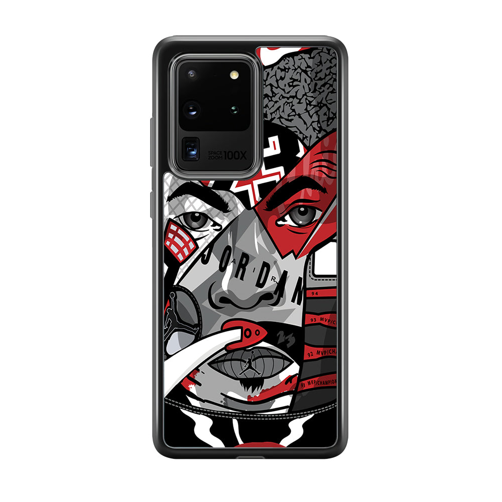 Air Jordan Warrior's Eyes Samsung Galaxy S20 Ultra Case-Xtracase