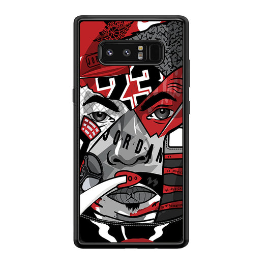 Air Jordan Warrior's Eyes Samsung Galaxy Note 8 Case-Xtracase