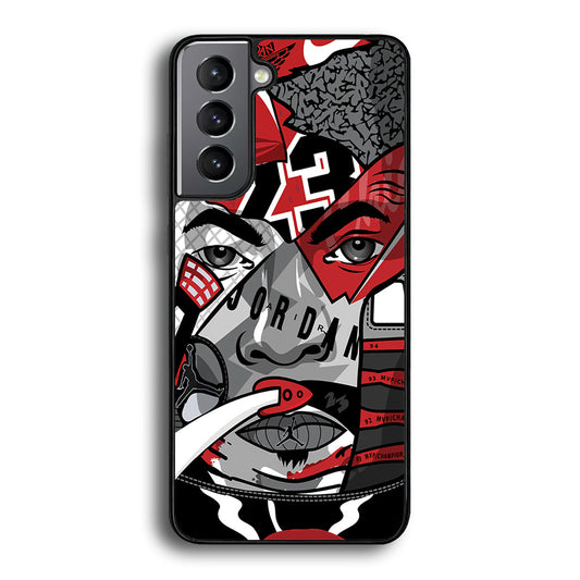 Air Jordan Warrior's Eyes Samsung Galaxy S21 Plus Case-Xtracase