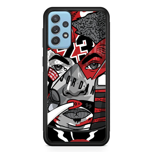Air Jordan Warrior's Eyes Samsung Galaxy A52 Case-Xtracase