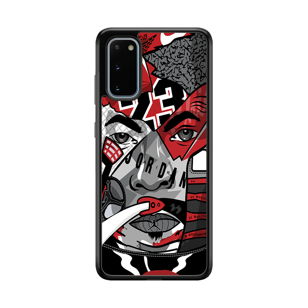 Air Jordan Warrior's Eyes Samsung Galaxy S20 Case-Xtracase