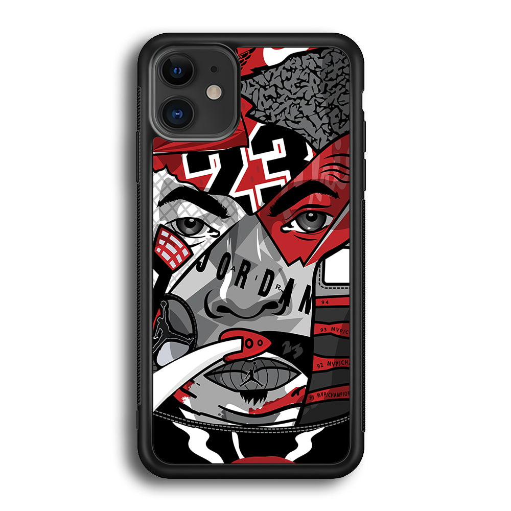 Air Jordan Warrior's Eyes iPhone 12 Case-Xtracase