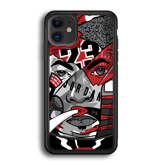 Air Jordan Warrior's Eyes iPhone 12 Case-Xtracase