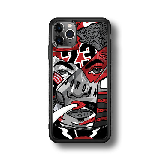 Air Jordan Warrior's Eyes iPhone 11 Pro Case-Xtracase