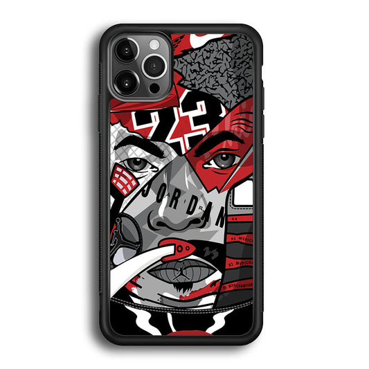 Air Jordan Warrior's Eyes iPhone 12 Pro Case-Xtracase