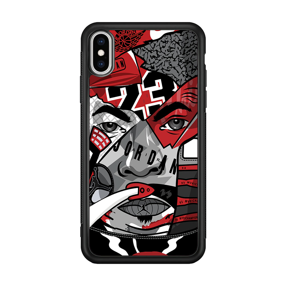 Air Jordan Warrior's Eyes iPhone Xs Max Case-Xtracase
