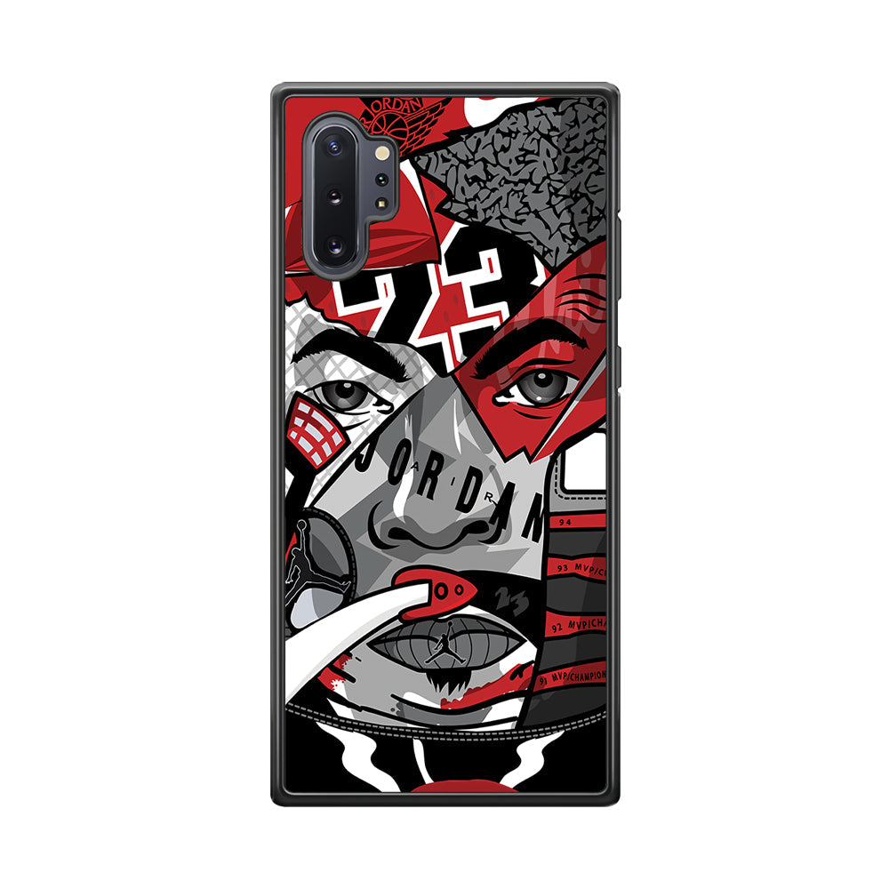 Air Jordan Warrior's Eyes Samsung Galaxy Note 10 Plus Case-Xtracase