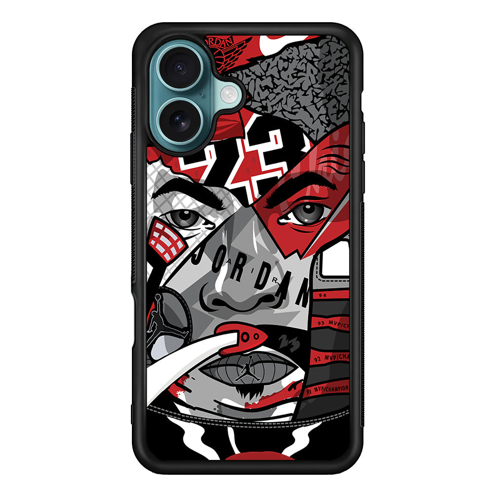 Air Jordan Warrior's Eyes iPhone 16 Plus Case - Xtracase