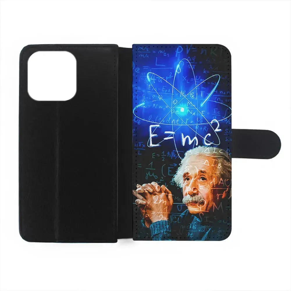 Albert Einstein Physical Formulas iPhone 15 Pro Max Case-Flip Wallet Case-Xtracase