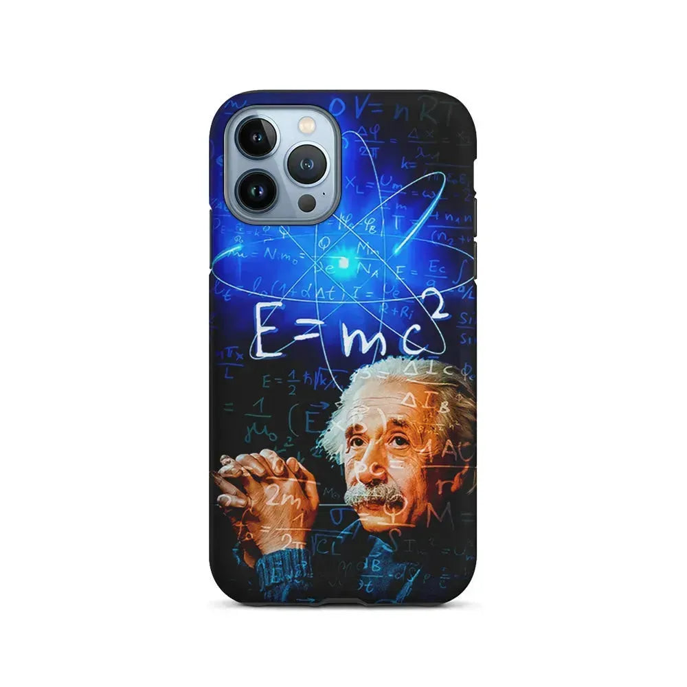 Albert Einstein Physical Formulas iPhone 15 Pro Max Case-2 in 1 Tough Case-Xtracase