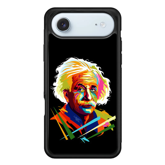 Albert Einstein Pop Art Black iPhone 17 Air Case - Xtracase