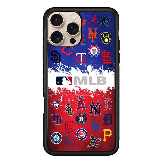 All MLB Teams Collection iPhone 16 Pro Max Case - iPhone 16 Pro Max