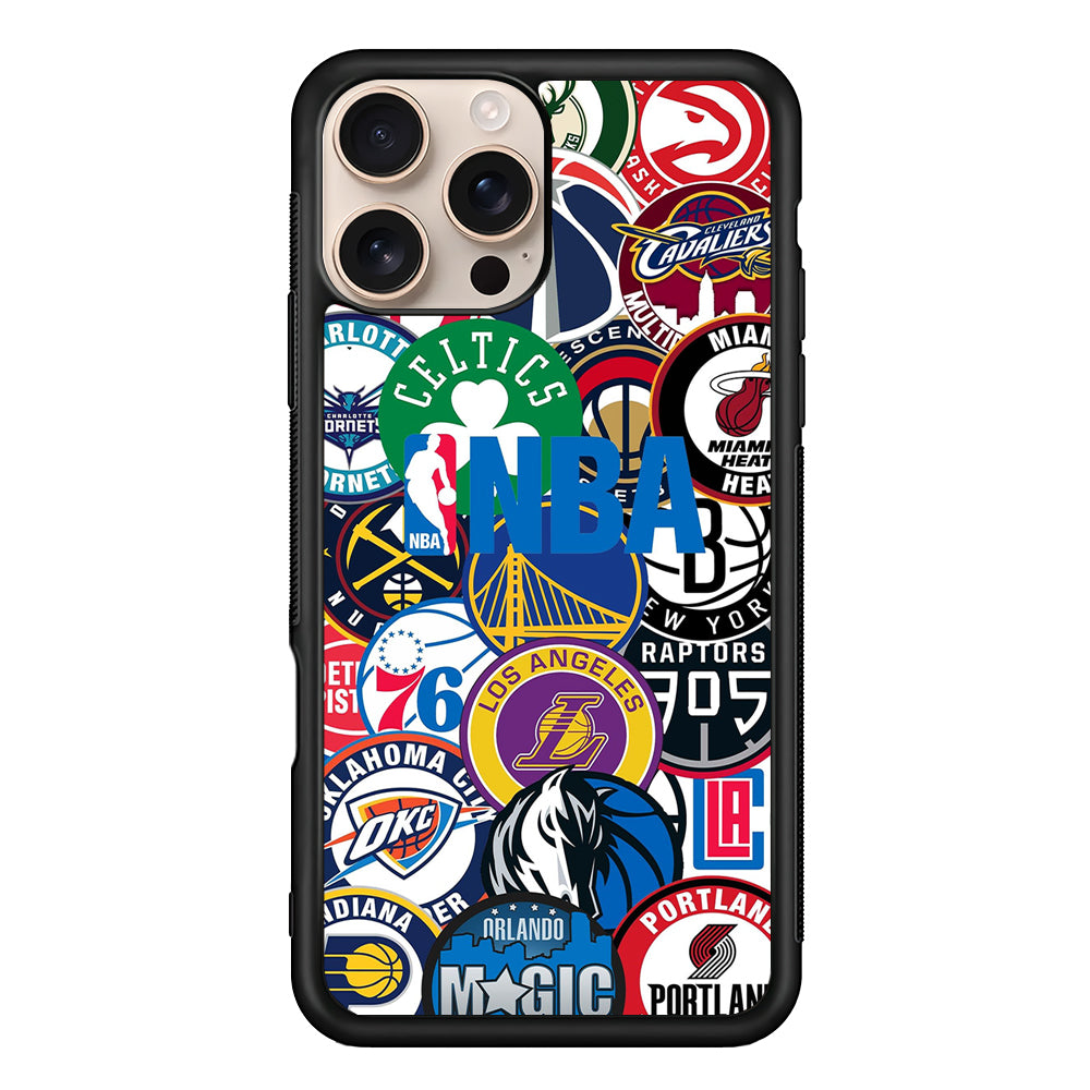 All NBA Basketball Teams iPhone 16 Pro Case - iPhone 16 Pro