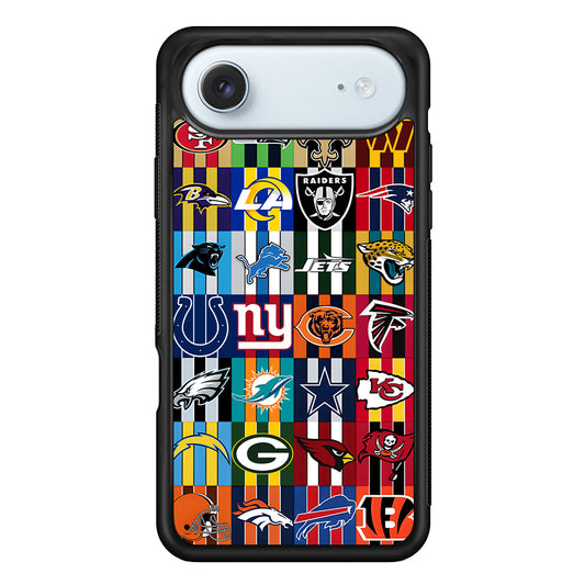 All NFL Football Logo iPhone 17 Air Case - Xtracase