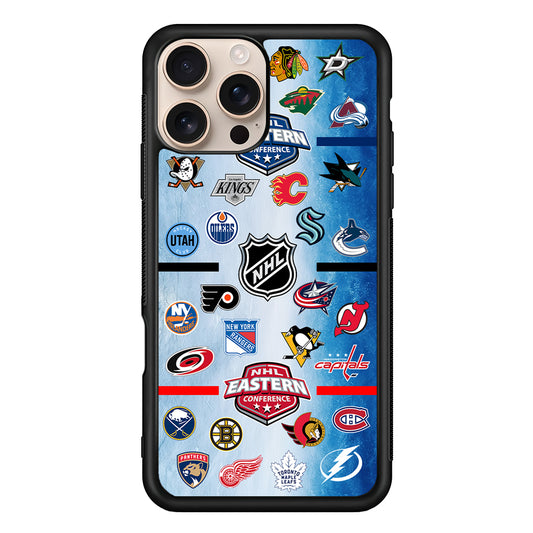 All NHL Teams Logo iPhone 16 Pro Case - iPhone 16 Pro