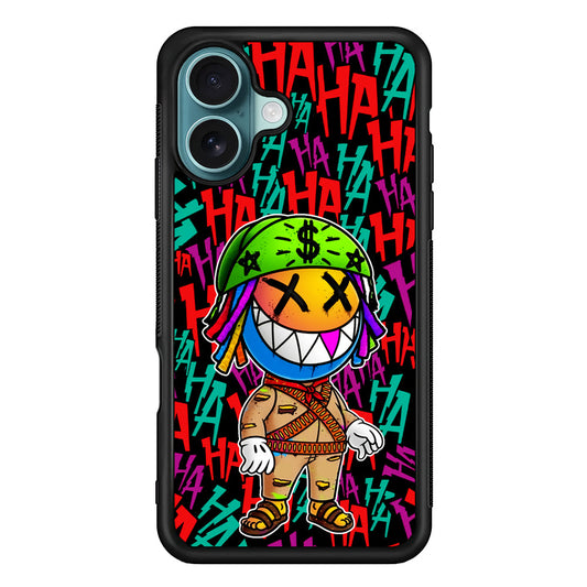 Always Happy Smiling Mask iPhone 16 Plus Case - Xtracase