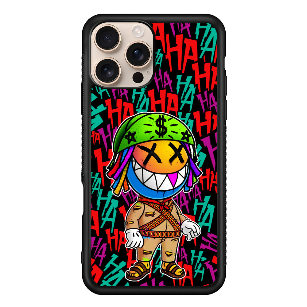 Always Happy Smiling Mask iPhone 16 Pro Max Case - iPhone 16 Pro Max
