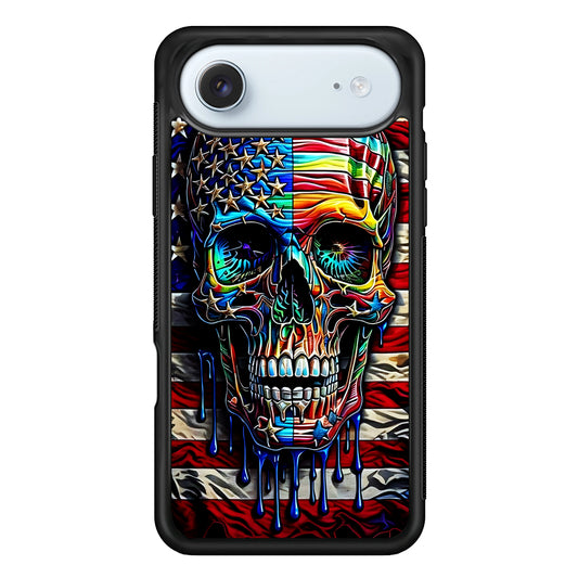 American Flag with Face Skulls iPhone 17 Air Case - Xtracase