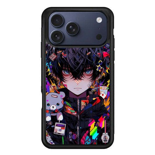 Anime Boy Bear Doll Aesthetic iPhone 17 Pro Max Case - Xtracase