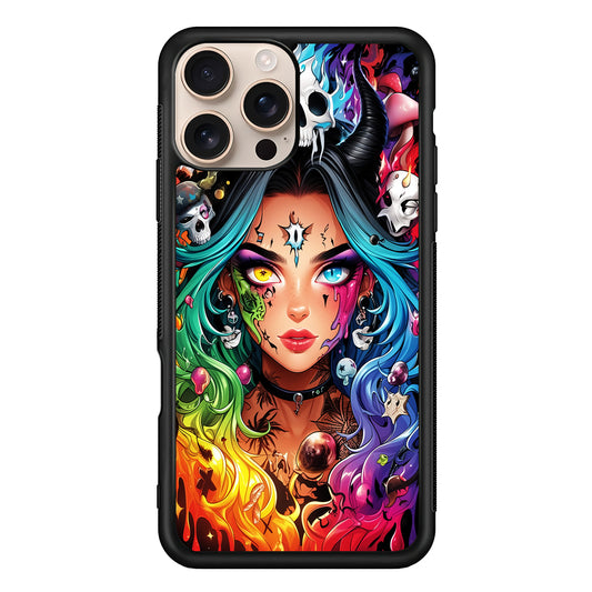 Anime Witch Girl Art iPhone 16 Pro Case - iPhone 16 Pro