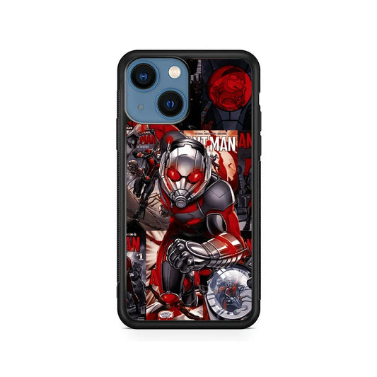 Antman Part of Action iPhone 14 Plus Case-Rubber / Black (2D Case)-Xtracase