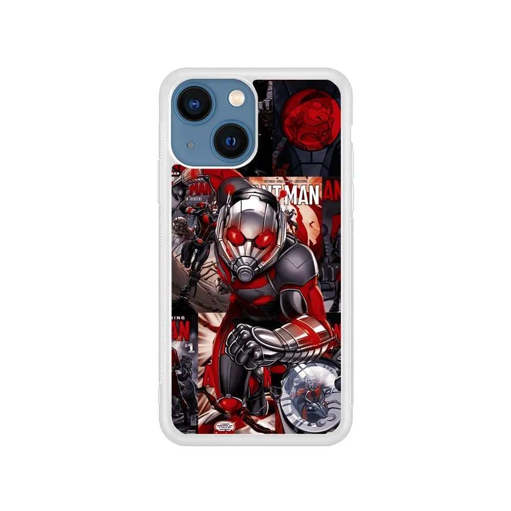 Antman Part of Action iPhone 14 Plus Case-Rubber / White (2D Case)-Xtracase